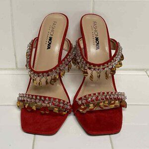 Fashion Nova red heels